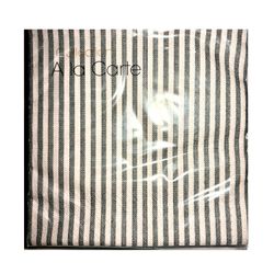 Servilleta Lino Gris 33 x 33 cm 20 un.