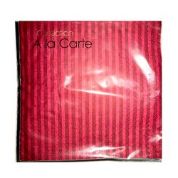 Servilleta Lino Burdeo 33 x 33 cm 20 un.