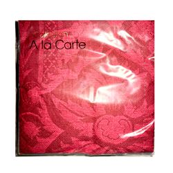 Servilleta Burdeo 33 x 33 cm 20 un.