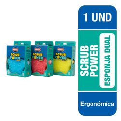 Esponja Dual Scrub Power Virutex