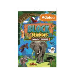 Block de Stickers Adetec Animales XL