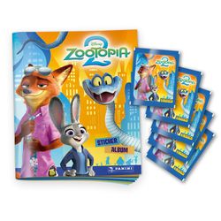Pack 1 Álbum con 5 Sobres Zootopia Movie 2