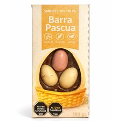 Barra con Huevos de Chocolate Sabores Sin Culpa 100 g