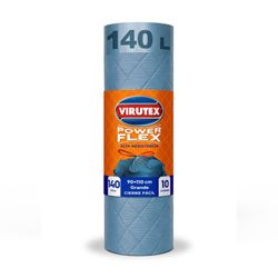 Bolsa de Basura Virutex Flex Cierre Fácil 90 x 110 cm 10 un.