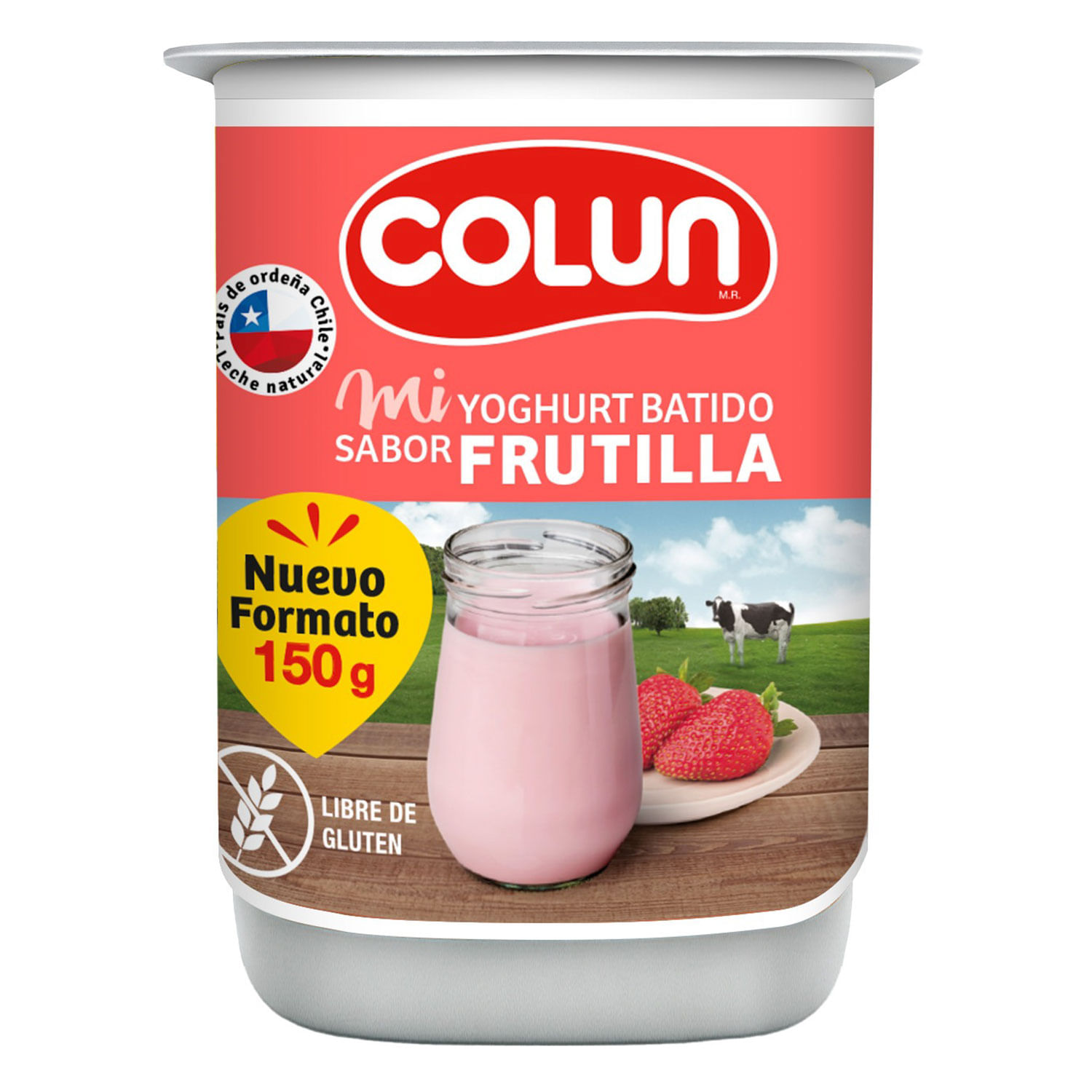 Yogurt Batido Colun Frutilla 150 g