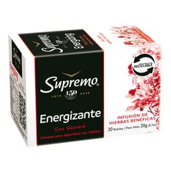 Infusión Supremo Agüita Energizante 20 un.