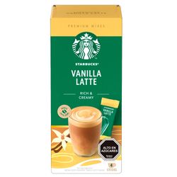 Café Sobres Starbucks Vanilla Latte 86 g 4 un.