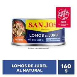 Lomos de Jurel Natural San José 104 g drenado