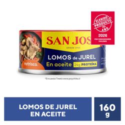 Lomos de Jurel en Aceite San José 104 g drenado