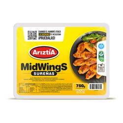 Midwings de Pollo Ariztía Sureñas 750 g