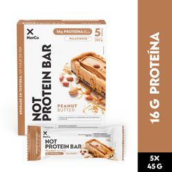 Barra de Proteína NotProtein Bar Peanut Butter 45 g 5 un.