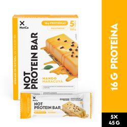 Barra de Proteína NotProtein Bar Mango Maracuyá 45 g 5 un.