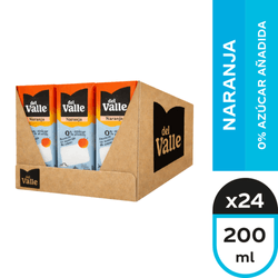 Caja 24 un. Néctar Andina Naranja Light 200 ml