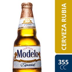 Cerveza Modelo Especial botella 355 cc