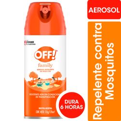 Repelente para Mosquitos OFF! Family en Aerosol 170 ml
