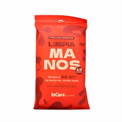 Toallitas Húmedas Limpia Manos Bio 18 un.