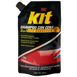 Shampoo Kit con Cera Carnauba 500 ml