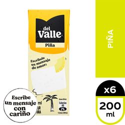 Pack 6 un. Néctar Piña 200 ml