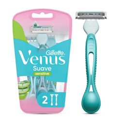 Máquina de Afeitar Venus Suave Sensitive 2 un.