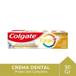 Pasta Dental Colgate Total Antisarro con Flúor 90 g