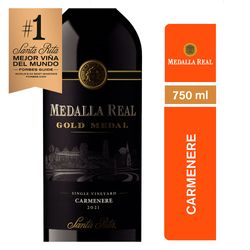 Vino Santa Rita Medalla Real Gold Gran Reserva Carmenere 750 cc