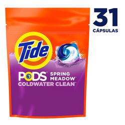 Detergente Cápsulas Tide Pods Spring Meadow 31 un.