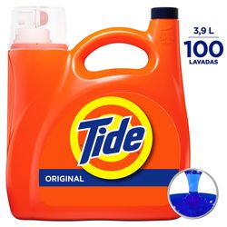 Detergente Tide Concentrado Original 100 Lavados 3.9 L