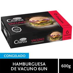Hamburguesa de Vacuno La Crianza 100 g 6 un.
