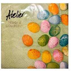 Servilleta Huevos de Colores 20 un.