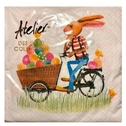 Servilleta Conejo en Carro 20 un.