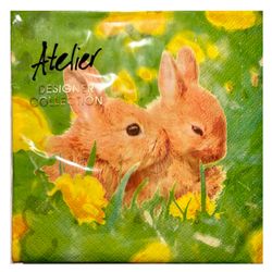 Servilleta Conejos en la Naturaleza 20 un.