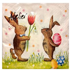 Servilleta Conejos Enamorados 20 un.