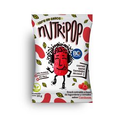 Snack Garbanzos Nutripop Sin Gluten Frambuesa 20 g