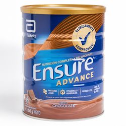 Alimento Nutricional Ensure Advance Chocolate 850 g