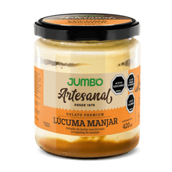 Helado Jumbo Artesanal Lúcuma Manjar 420 ml