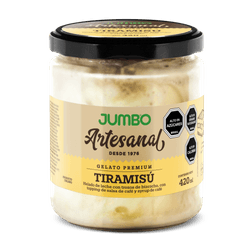 Helado Tiramisú Jumbo Artesanal 420 ml