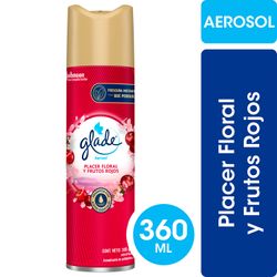 Desodorante Ambiental Glade Aerosol Placer Floral y Frutos Rojos 360 ml