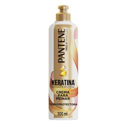 Crema para Peinar Termoprotectora Pantene Keratina 300 ml