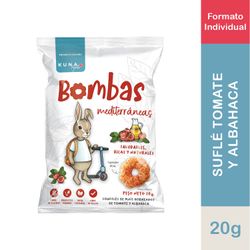 Suflé Kuna Foods Bombas Tomate Albahaca 20 g
