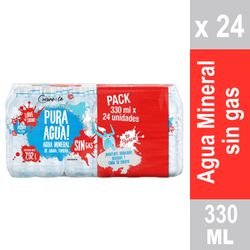 Pack 24 un. Agua Mineral Cuisine & Co sin Gas 330 ml