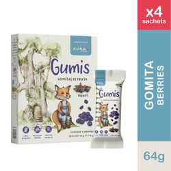 Gomitas de Fruta Kuna Foods Gumis de Berries 4 un.