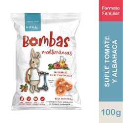 Suflé Kuna Foods Bombas Tomate Albahaca 100 g