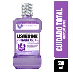 Enjuague Bucal Listerine Cuidado Total Zero Alcohol 500 ml