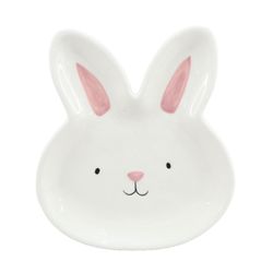 Plato Mediano de Dolomita Conejo Pascua 22.5 x 2.5 x 20 cm