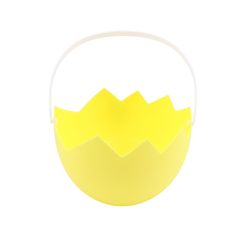 Contenedor de Huevo Color Amarillo