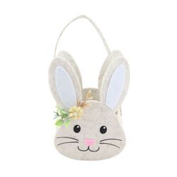 Canasto de Fieltro Conejo de Pascua