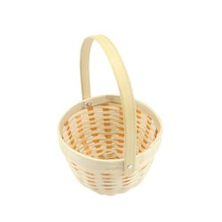 Canasto Redondo Pequeño Amarillo Pascua