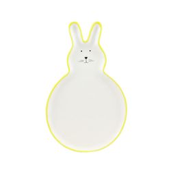 Plato con Forma de Conejo Pascua