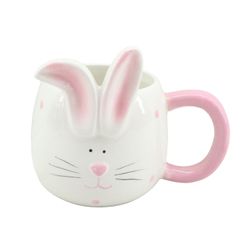 Mug Conejo Rosa Pascua