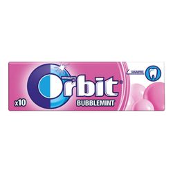 Chicles Orbit Sin Azúcar Sabor Fruta y Menta 10 un.